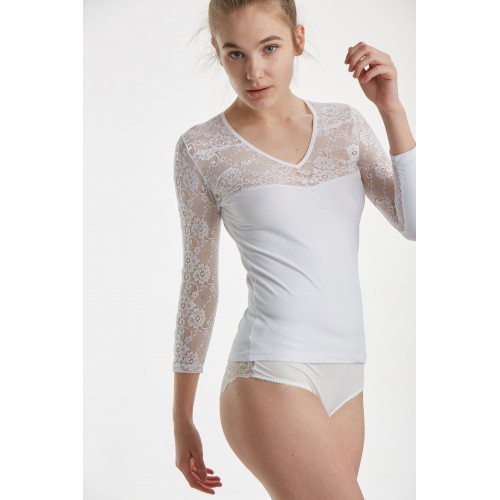 X LADY 7085 2 Lİ KADIN UZUN KOL T-SHIRT