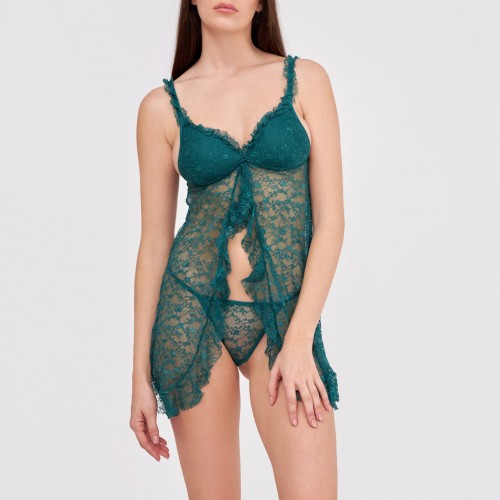 YEŞİL KAPLI FANTEZİ GECELİK 3348