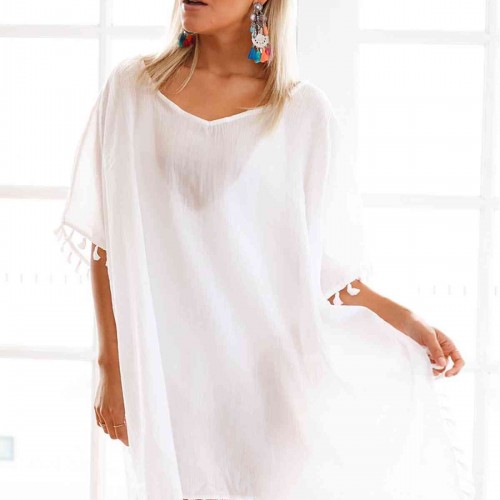 Angelsin Beyaz Pareo