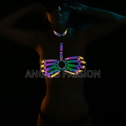 Bayan İç Giyim Renkli Reflektörlü Sütyen