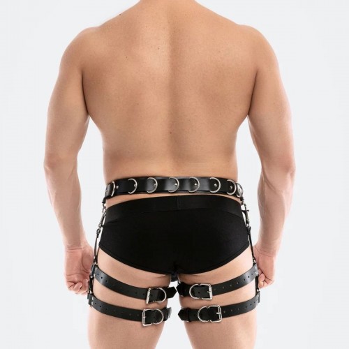 Bel Ve Bacak Bağlamalı Erkek Harness - APFTM94