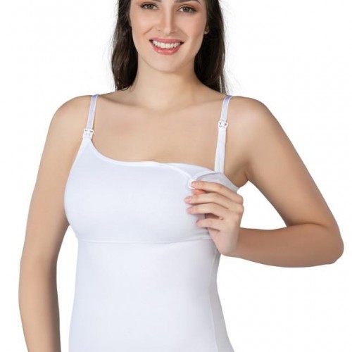 Beyaz Emay 1402 Modal Cotton Emzirme Atlet Korse