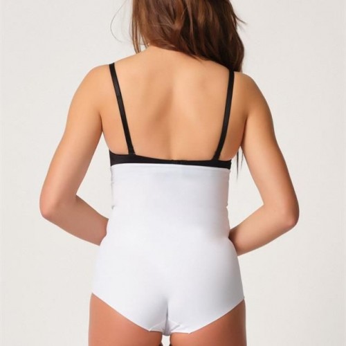 Beyaz Emay 2932 Double Karın Agraf Destekli Slip Lazer Korse