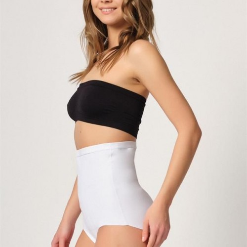 Beyaz Emay 2931 Karın Balen Destekli Slip Lazer Korse