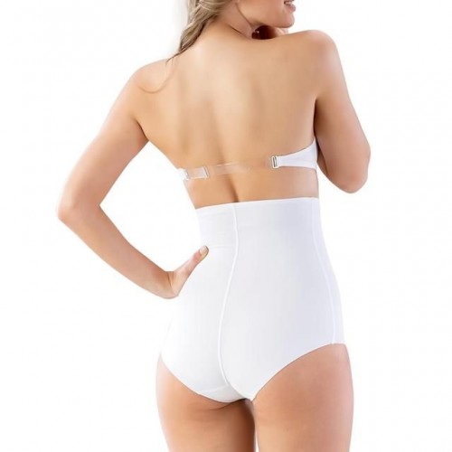 Beyaz Emay 2813 Yüksek Bel Slip Lazer Korse