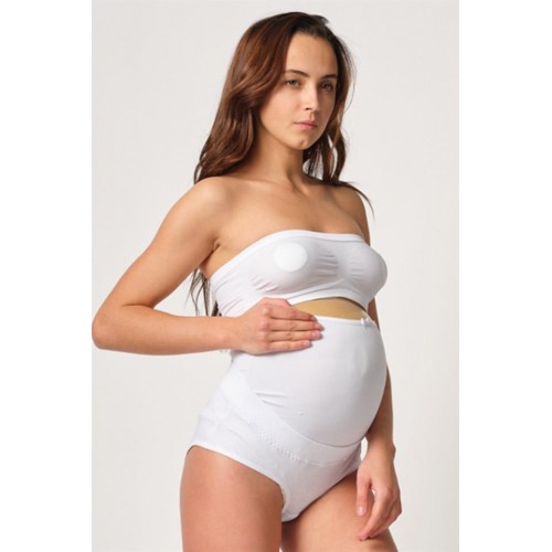 Beyaz Emay 2825 Cotton Hamile Karın Destekleyici Slip Korse
