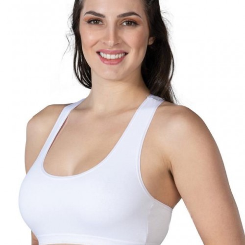 Beyaz Emay 1424 Modal Cotton Sporcu Büstiyer
