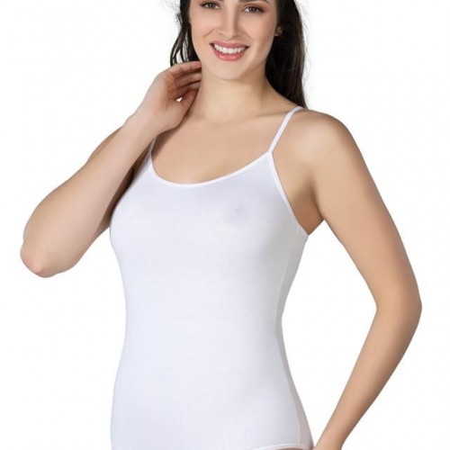 Beyaz Emay 1415 Modal Cotton Çıtçıtlı İnce Askılı Body