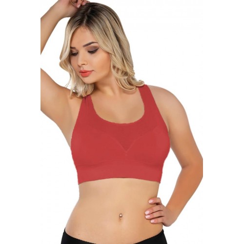 Coral Emay 4027 Seamless Tül Pedli Toparlayıcı Sütyen Korse