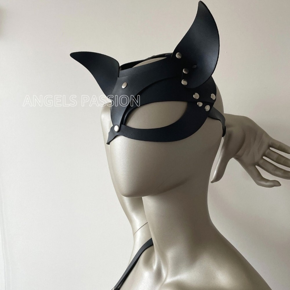 Deri Kedi Maske, Deri Maske, Maske Çeşitleri - APFT557