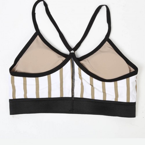 Derya Kurşun Basic Desenli Pedli Büstiyer 529KRM