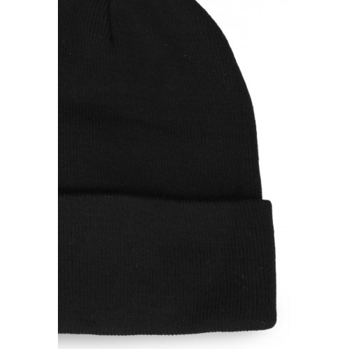Derya Kurşun Unisex Düz Pamuklu Siyah Bere CS02
