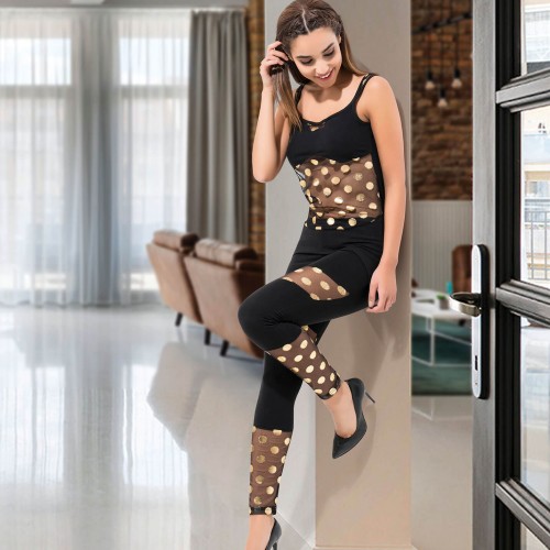 Derya Kurşun Askılı Kadın Tayt Takım 1501