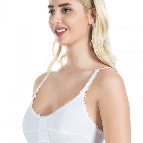 Derya Kurşun Dantel Askılı Büstiyer Sütyen 526