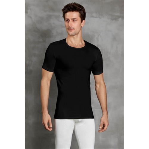 Doreanse Erkek Viloft Termal Bisiklet Yaka Kısa Kol T Shirt 2875