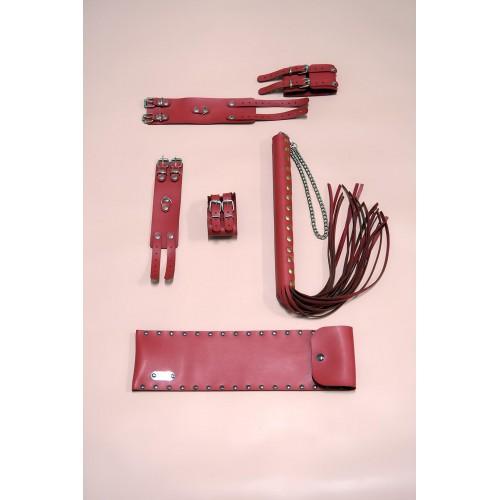 Kırbaç Kelepçe Takım 3'lü Set, El - Ayak Kelepçesi, Kırbaç - APFT1305