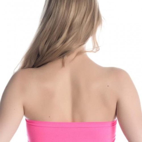 Neon Fuşya Emay 4002 Soft Straplez Büstiyer