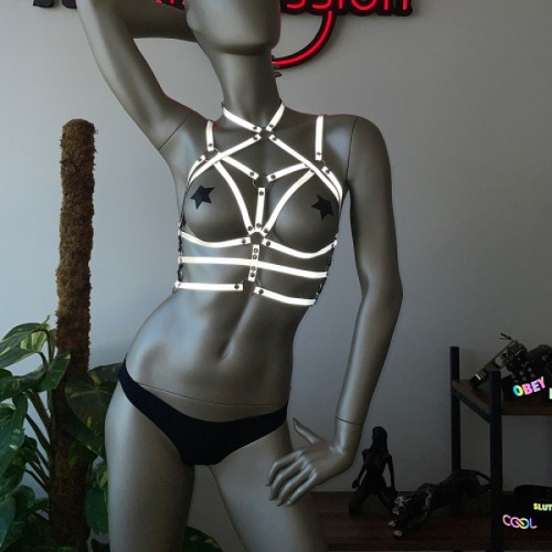 Reflektörlü Göğüs Üzeri Harness Karanlıkta Parlayan Harness - APFT430