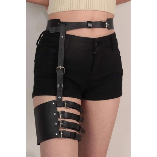 Seksi Deri Jartiyer Aksesuarı - APFT1173