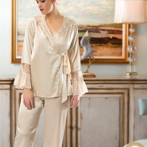 Sistina Saten Pijama Takım 1592