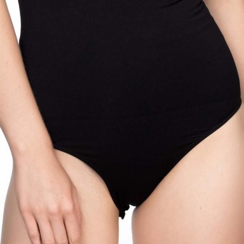 Siyah 2019 Double Yüksek Bel Çıtçıtlı  Slip Korse