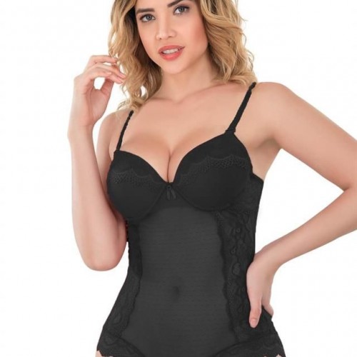Siyah Emay 176 Dantelli Body