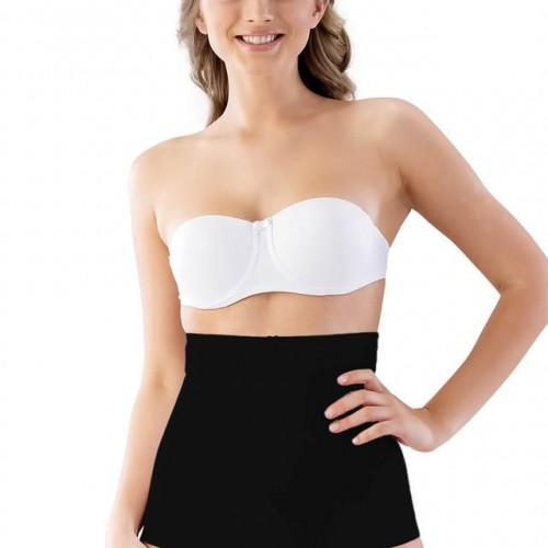 Siyah Emay 2813 Yüksek Bel Slip Lazer Korse