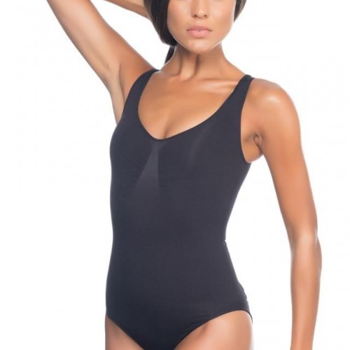 Siyah Emay 2018 Kalın Askılı Body Korse