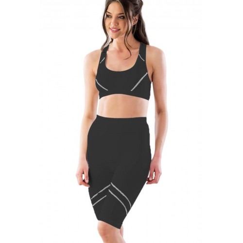 Siyah-Gri Emay 3850 Soft Büstiyer Takım