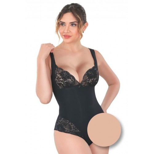 Ten Emay 2947 Dantelli Agraflı Body Korse