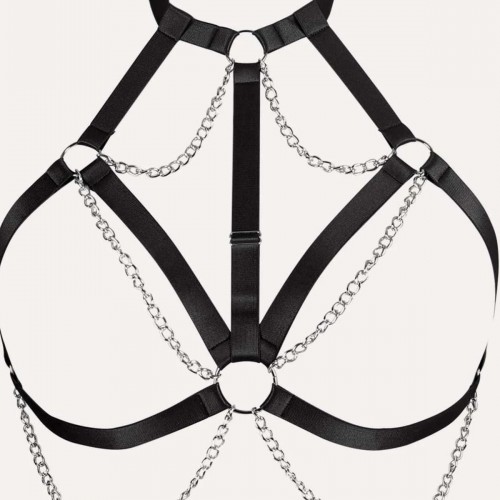 Zincirli Lastik Göğüs Harness - APFT818